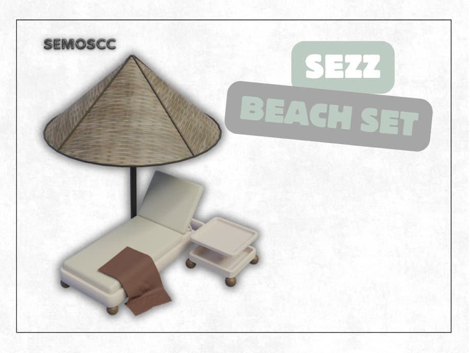 Скриншот мода Пляжный набор Sezz Beach Set